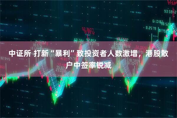 中证所 打新“暴利”致投资者人数激增，港股散户中签率锐减