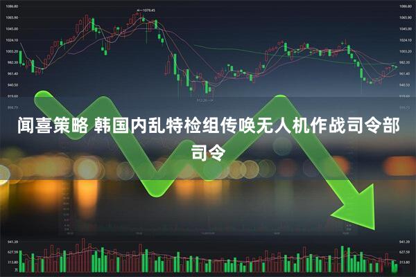 闻喜策略 韩国内乱特检组传唤无人机作战司令部司令
